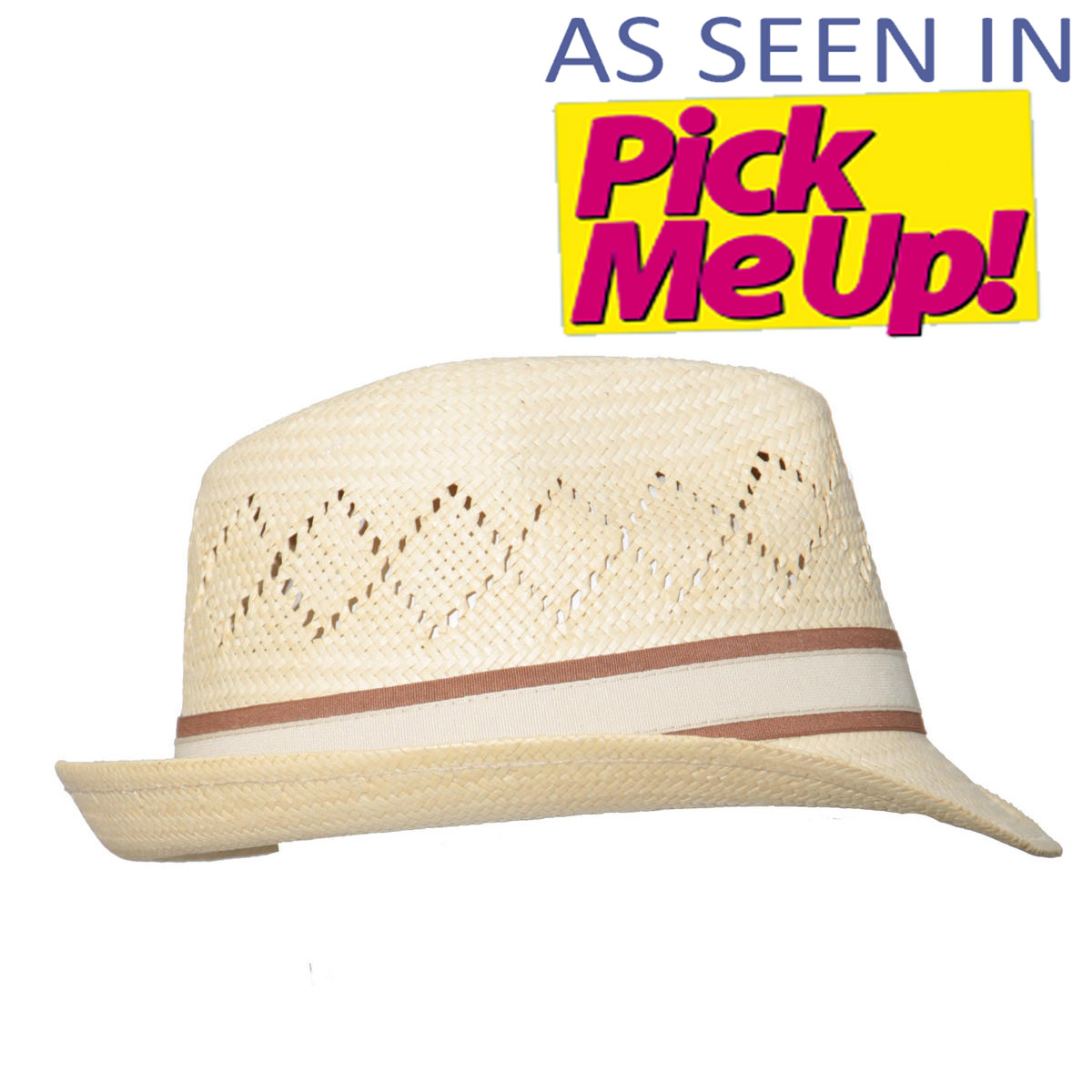 Straw Trilby With Ribbon Band Preview